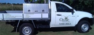 Ozzie Pest Control Van
